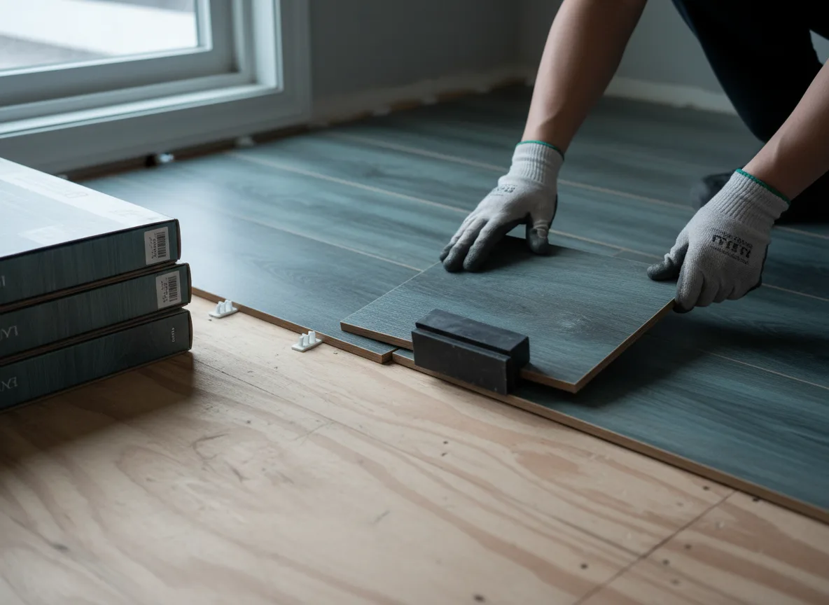 Luxury Vinyl Plank Installation company in Palms, MI